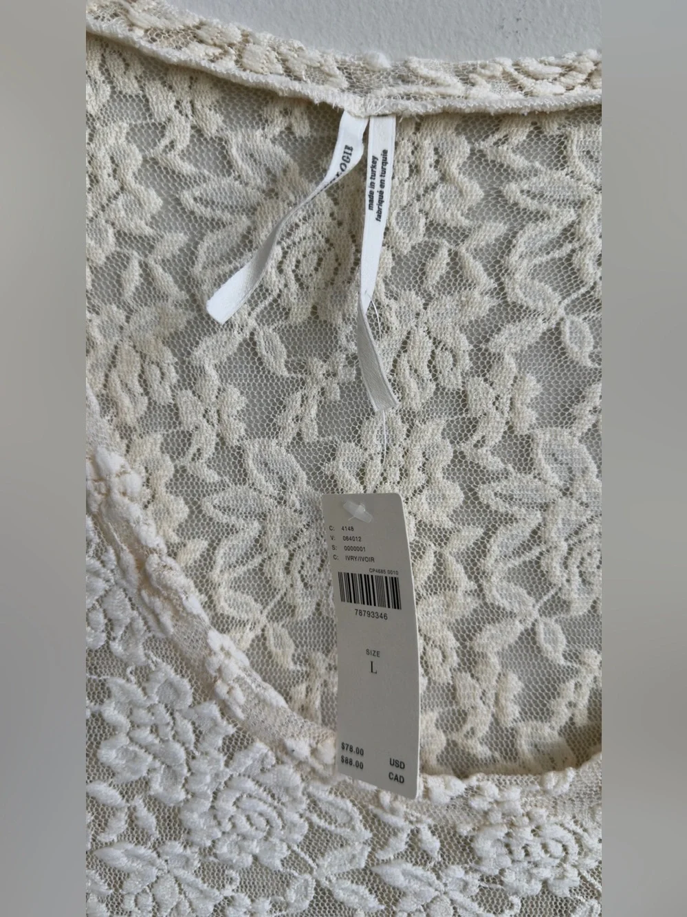 Anthropologie Lace top NWT